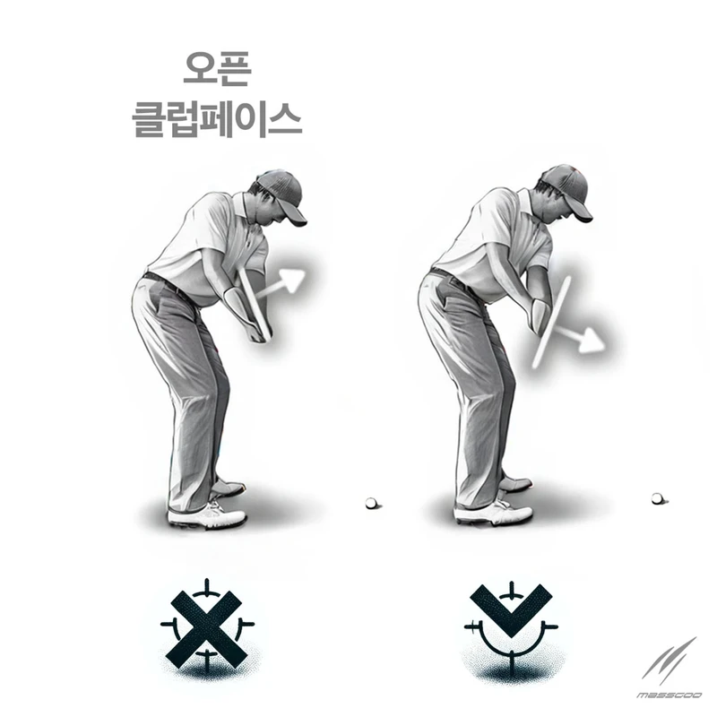 드라이버 비거리 증진을 위한 클럽페이스 및 각도 설정 방법