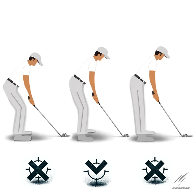 시니어 골퍼를 위한 드라이버 비거리 향상과 올바른 무릎 굽힘 가이드