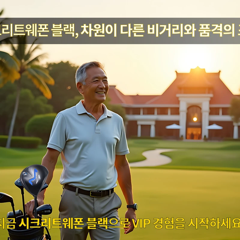 시크리트웨폰 블랙 - 초 고반발 드라이버로 30m 비거리 증가 | Massgoo Golf