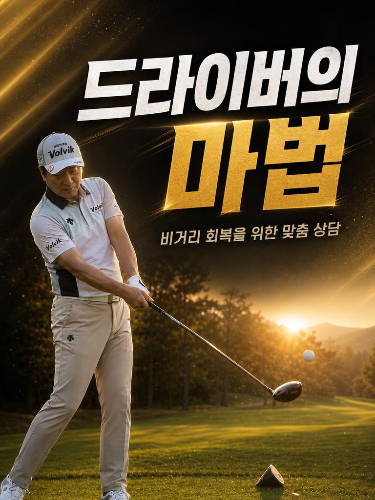 연O호님 드라이버의 마법 배너 — 비거리 회복 맞춤 상담 (대표·CTA 없음)